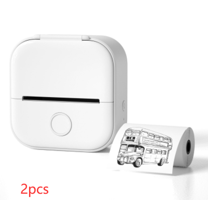 Portable Mini Thermal Label Printer Home Photo Printer Student Wrong Question Printer Bluetooth-Compatible Mini Label Printer Price Tag