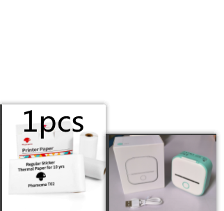 Portable Mini Thermal Label Printer Home Photo Printer Student Wrong Question Printer Bluetooth-Compatible Mini Label Printer Price Tag
