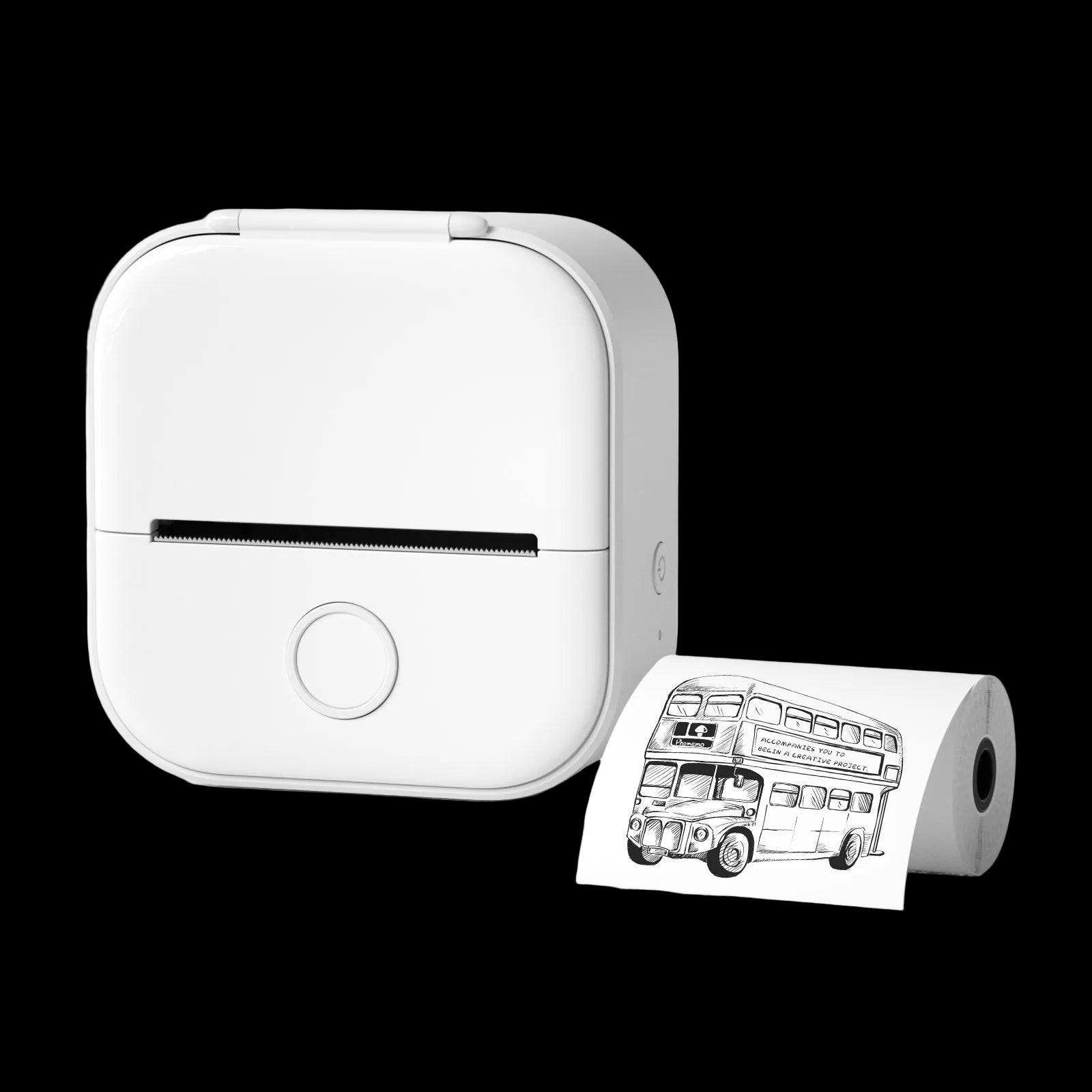 Portable Mini Thermal Label Printer Home Photo Printer Student Wrong Question Printer Bluetooth-Compatible Mini Label Printer Price Tag
